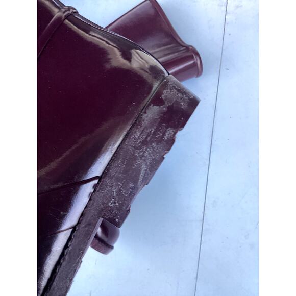 Michael Kors Leslie Rainboot Plum Size 10 - Picture 6 of 6